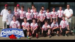 Fursty Razorbacks U13 5er Flag Halle 2017 Bayerischer Meister Highlights [upl. by Yrrum]