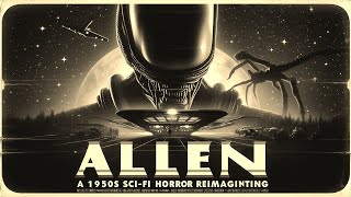 ALIEN A 1950s SciFi Horror Reimagining – Terror in Space [upl. by Eliath50]