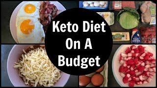 Keto Diet On A Budget  Food Haul Prep and Meal Ideas [upl. by Esidnac992]