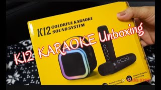 Unboxing K12 mini Karaoke samahan nyu ako [upl. by Littlejohn]