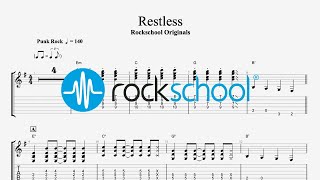 Restless  Rockschool Originals Rockschool 2024 Electric Guitar Grade 3 [upl. by Noit]