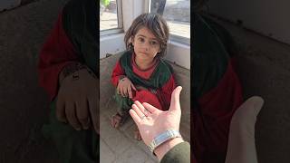 This cute angel was sitting in the corner of a shop waiting to get some foodwe helped her get food [upl. by Silvan806]