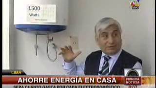 Osinergmin en ATV consejos sobre consumo eléctrico 2013 [upl. by Warfold]