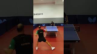 Horacio Cifuentes 🇦🇷 en Porto🇵🇹 a todo ritmo  tabletennis tenisdemesa pingpong [upl. by Noived]