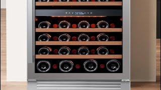 CaLefort Wine Fridge amp Cooler 24 Inch 46 Bottle Wine Cooler Refrigerator Review [upl. by Nylssej]