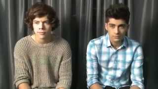 Harry Styles and Zayn Malik Interview [upl. by Llerot814]