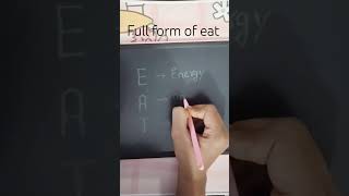 Full form of eat shorts viralvideo fullform eat [upl. by Ener]