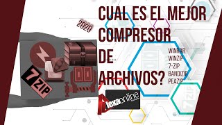 Cual es el mejor compresor de archivos 2020 7zip winrar winzip peazip o bandizip 4 PRUEBAS [upl. by Leandra]