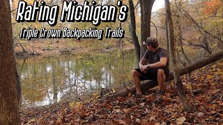 Ranking Lower Michigans BEST Backpacking Trails  Michigan Triple Crown [upl. by Avihs]