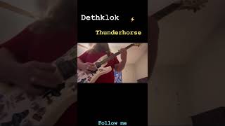 DethklokThunderhorse guitar cover [upl. by Belita]