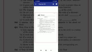 Class 9 maths Chapter 10 Circles ex 101 solution exam mathlogic mathproblems arithmetic [upl. by Adnilim]