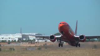 Mango on the runway  Takeoff [upl. by Yerrot]