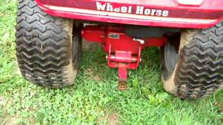 3128 wheel horse tractor [upl. by Nahtahoj]