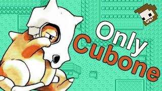 Can You Beat Pokemon RedBlue with Just a Cubone No Item Run [upl. by Naeroled348]