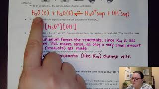 AP Chem U8 Autoionization of Water and pH Scale [upl. by Negrom530]