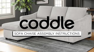 Aria Sofa Chaise Assembly [upl. by Priest497]