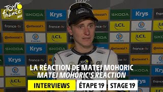 Postrace interview  Stage 19  Tour de France 2023 [upl. by Nodnil]