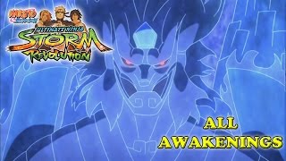 Naruto Shippuden Ultimate Ninja Storm Revolution All Awakenings [upl. by Desai]