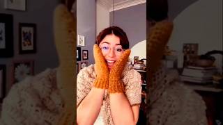 How to crochet mittens shorts crochet handmade craft mittens [upl. by Anett167]