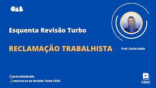 ESQUENTA REVISÃO TURBO CEISC [upl. by Tlevesoor348]