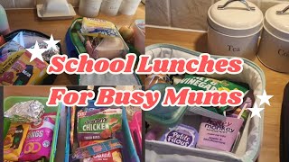 Quick amp Easy Packed Lunch Ideas  Mum of 3  UK Family [upl. by Sension]