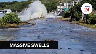 WATCH  Spring tide and massive swells batter Western and Eastern Cape shorelines [upl. by Windsor105]