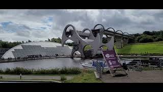 Falkirk wheel   falkirk Edinburgh Scotland engineering wonder [upl. by Nifares430]