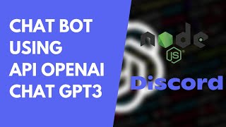 Discordjs CHAT GPT3 A Simple bot in nodejs using an OPENAI API  Chat Bot Discord Code [upl. by Yelhsa]