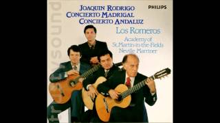 Joaquin Rodrigo Concerto Andaluz for 4 Guitars Los Romeros [upl. by Selrahc]