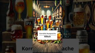 Die korrekte Aussprache dieser Biersorten ☝🏼🍺 education lernen [upl. by Willette]