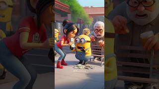 Minions amazing transformation 😍😍 minionsai evonions minions [upl. by Cacka]