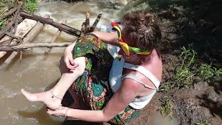 African nature enjoying a afternoon by the river with a friend🙏❤️ [upl. by Oba]