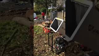 Jansen GTS1500E wood chipper demo [upl. by Pool]