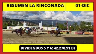 RESUMEN COMPLETO 👉 LA RINCONADA INH hoy Domingo 01 DE DICIEMBRE [upl. by Aikas]