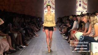 LENA HOSCHEK  MERCEDESBENZ FASHION WEEK BERLIN SS15 [upl. by Ahtanaram]