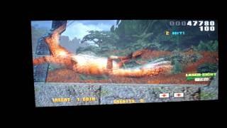 The Lost World Jurassic Park Arcade Stage 1 Law Of The Jungle [upl. by Akinas936]