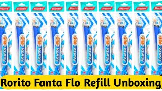 Rorito FANTA FLO Ball Pen Refill Unboxing [upl. by Yrotciv770]