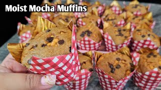 Moist Mocha Muffins for school ni ate [upl. by Ahsatal]