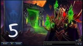 Warcraft 3 Reforged Curse of the Blood Elves Mission 5 Illidans Task [upl. by Netsyrc]