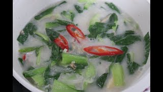 Resepi Sayur pak coy masak lemak putih Simple Giler [upl. by Eninej]