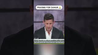 Dan Orlovsky takes a moment to pray for Damar Hamlin 🙏  shorts [upl. by Jeniffer]