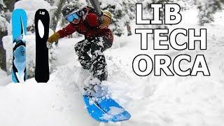 Lib Tech x T Rice Orca Snowboard Review [upl. by Adnohsad44]