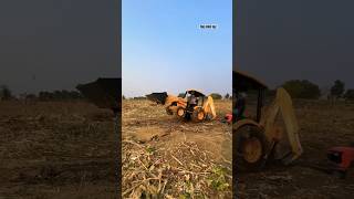 JCB backhoe loader Pulling Kubota Mu4501 rajminitoy automobile tractor [upl. by Reneta]