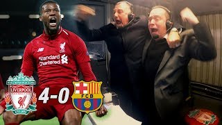 CORNER TAKEN QUICKLY ORIGI  Liverpool 40 Barcelona Commentator Reactions [upl. by Katushka]