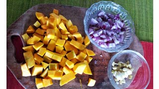 HOW TO PREPARE BUTTERNUT SOUP WITHOUT A MACHINE  Cooking African Food [upl. by Hgiel730]