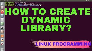 How to use a Dynamic Library  Shared library Linux Programming 2 [upl. by Anattar]