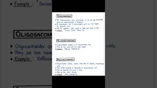 Disaccharide Oligosaccharides Polysaccharideb pharm second semester Biomolecules [upl. by Finzer]