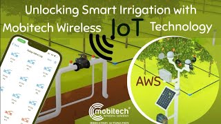 Unlocking Smart Irrigation with Mobitech Wireless IoT Technology agtech iot smartfarming [upl. by Aslehc]