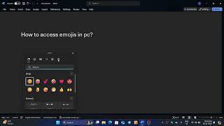 How to use emojis GIFs and clipboard in PC [upl. by Isabelita]
