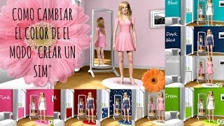 Como cambiar el color de las paredes del CAS  Los Sims 3 [upl. by Berliner403]